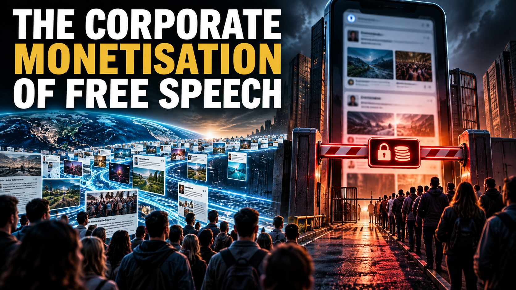 The Corporate Monetisation of Free Speech